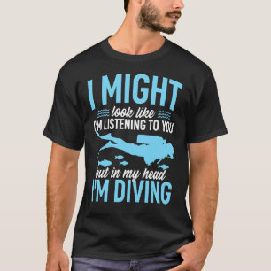 T-shirt Plongée sous-marine Hommes Femmes Plongée sous-mar