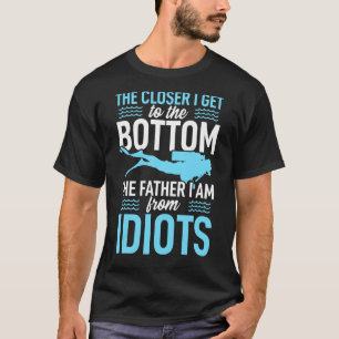 T-shirt Plongée sous-marine Hommes Plongée Vintage Plongée