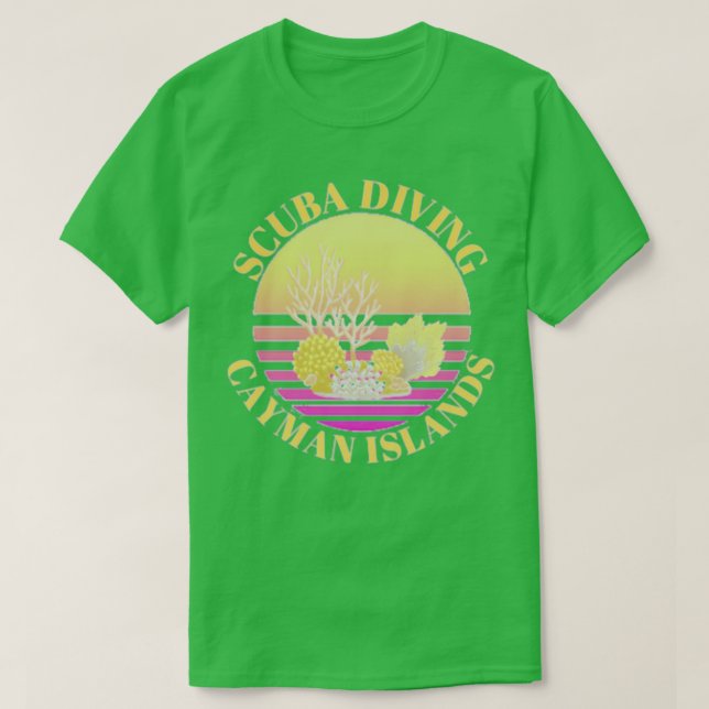 T-shirt Plongée sous-marine îles Caïmans (Design devant)