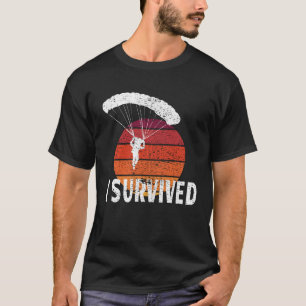 T-shirt Plongée sous-marine J'Ai Survécu Au Parachutage De