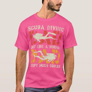 T-shirt Plongée sous-marine Papa Cool Plongée Plongée sous