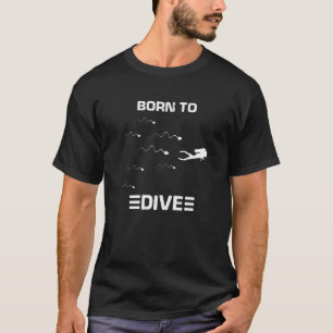 T-shirt Plongée sous-marine Plongée Hobby Plongée avec tub