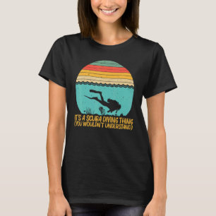 T-shirt Plongée Sous-Marine Pour Hommes Femmes Plongeurs S