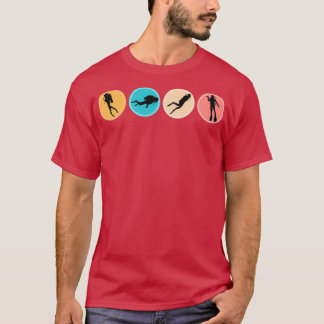 T-shirt Plongée sous-marine pour plongeurs sous-marins Ret