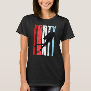 T-shirt Plongée sous-marine rétro 40e anniversaire Deep Se