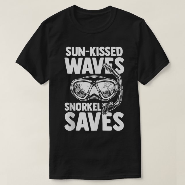T-shirt Plongée sous-marine Snorkeling 3 (Design devant)