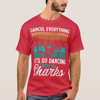 T-shirt Plongée sous-marine Snorkeling Danse avec requins 