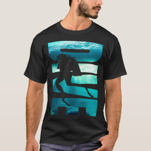 T-shirt Plongée sous-marine snorkeling paysage marin pour