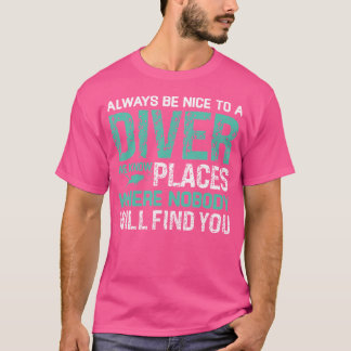 T-shirt Plongée Sous-Marine Toujours Être Agréable À Un Pl