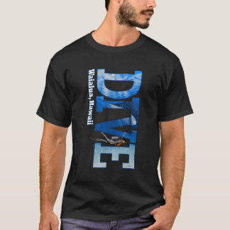 T-shirt Plongée sous-marine Waialua Plongée avec tuba