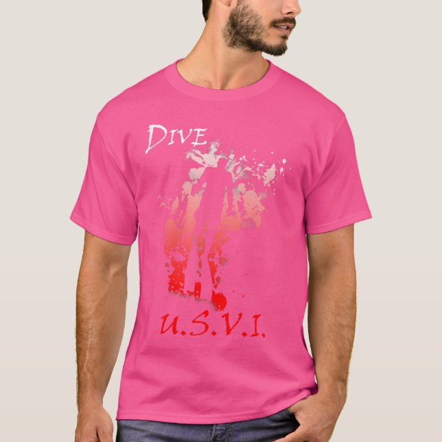 T-shirt Plongée U S V I Vacation Plongée (Devant)