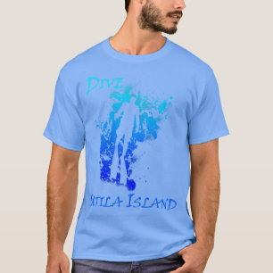 T-shirt Plongée Utila Bay Îles Honduras Vacances Plongée L