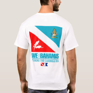 T-shirt Plongent les Bahamas (carrées)