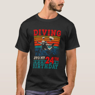 T-shirt Plongeon Dans Mon 24E Saut En Parachute