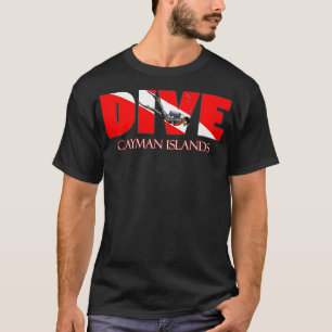T-shirt PLONGER Iles Cayman plongée plongée sous-marine pl
