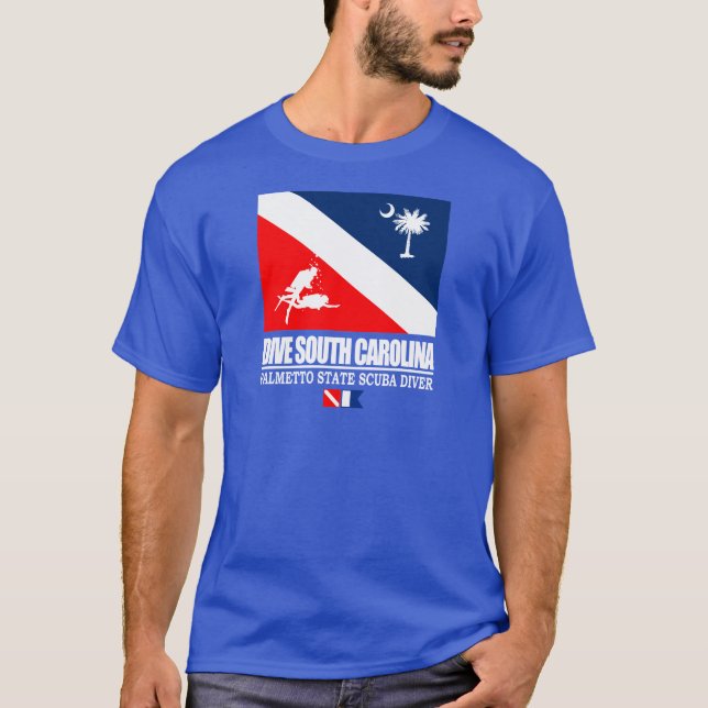 T-shirt Plonger Sud Carolina Vêtements (Devant)