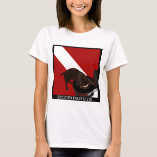 T-shirt Plongeur certifié de toilette