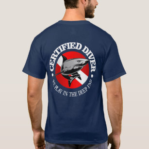 T-shirt Plongeur certifié (requin)