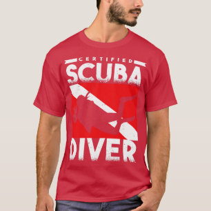 T-shirt Plongeur Certifié Scuba Diver