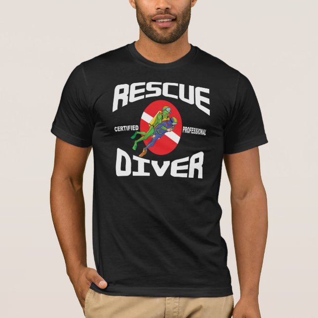 T-shirt Plongeur de délivrance (Devant)