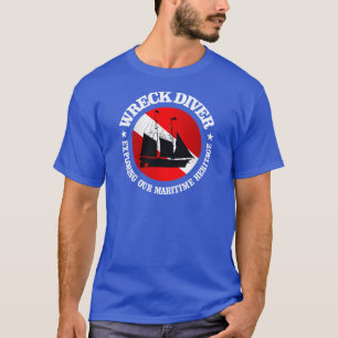 T-shirt Plongeur d'épave (bateau) (r)
