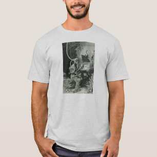 T-shirt Plongeur du 19ème siècle vintage de biologiste