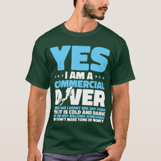 T-shirt Plongeur Plongée Scuba Plongée en apnée Plongée co