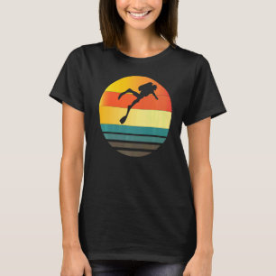 T-shirt Plongeur plongeur Sunset Freediving Activité sous-