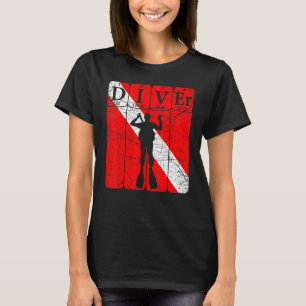 T-shirt Plongeur Scuba Éléments de tableau périodique Plon