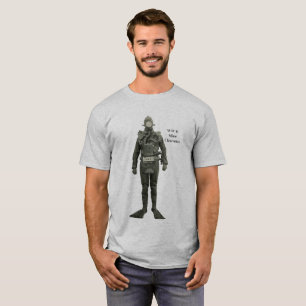 T-shirt Plongeur vintage de déminage de la deuxième guer
