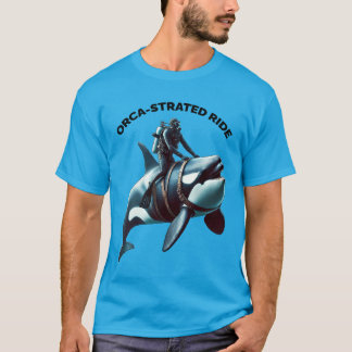 T-shirt Plongeur vintage de la SCUBA à bord d'un gros tueu