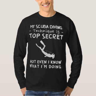 T-shirt Plongez dans le mystère avec My Top Secret Plongée