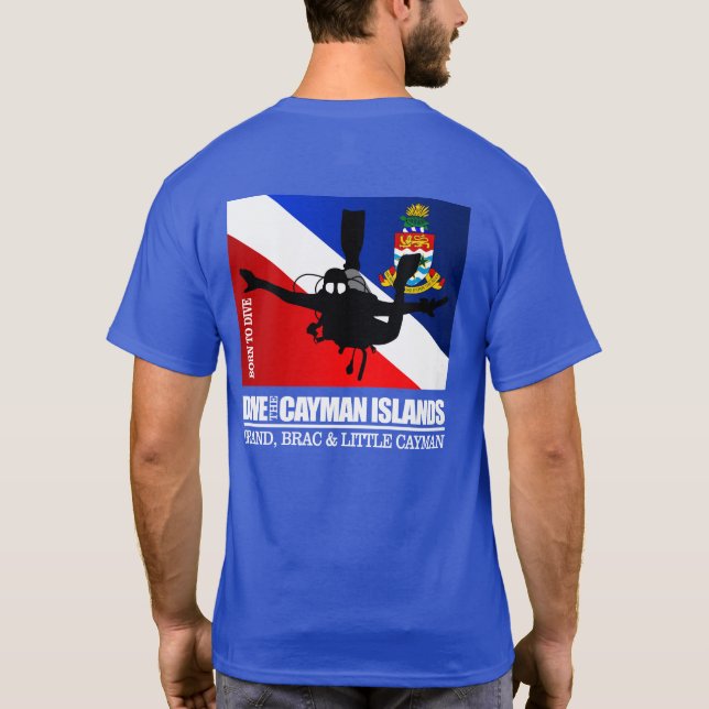 T-shirt Plongez dans les îles Caïmans DF2 (Dos)