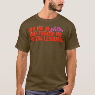T-shirt Plongez-Moi Dans La Parties scintillant Et Jetez-M