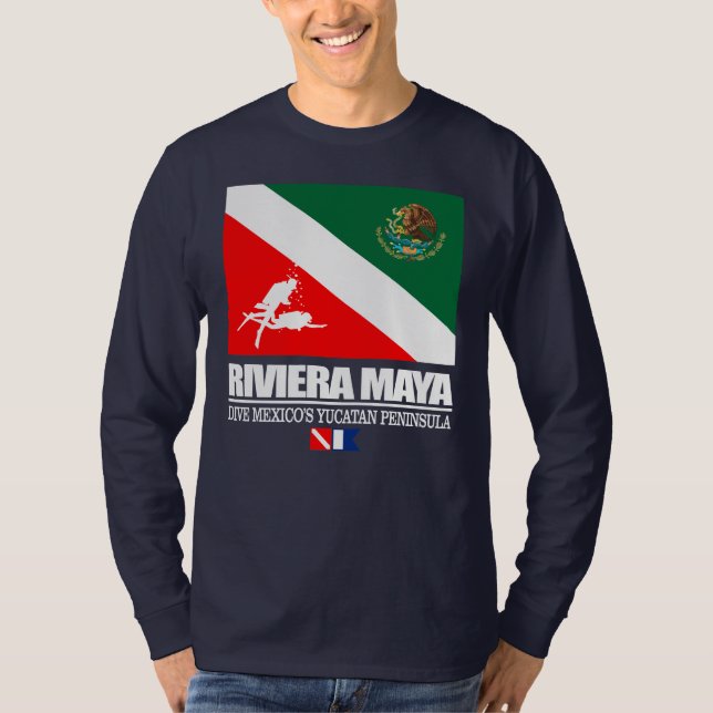 T-shirt Plongez sur la Riviera Maya (place) (Devant)
