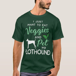 T-shirt Plothound drôle Vegan Chien Amant Propriétaire Xma