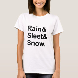 T-shirt Pluie Grésil Neige   Conditions météorologiques po