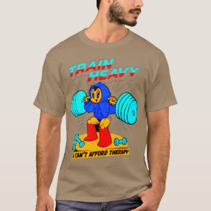 T-shirt Pluie Lourde Je ne peux pas Afford herapy Bodybuil