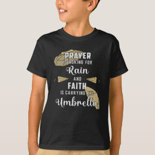 T-shirt Pluie Nuage Parapluie Météo Pluie Pluie Cadeau Rai