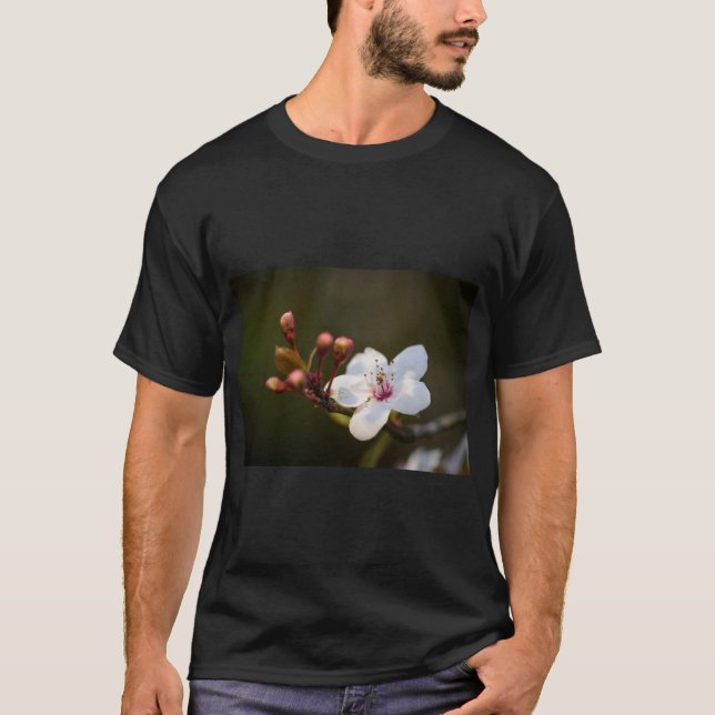 T-shirt Plum de feuilles pourpres nature (Devant)