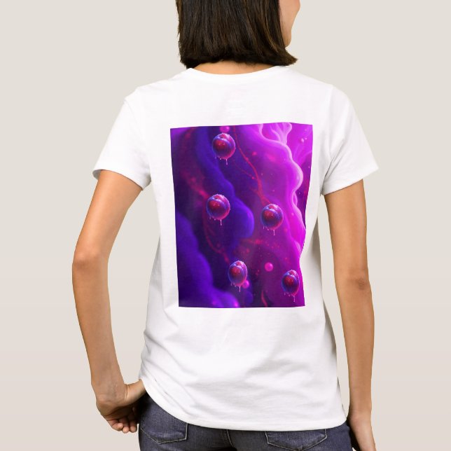 T-shirt Plum Sweet Waterfall (Dos)