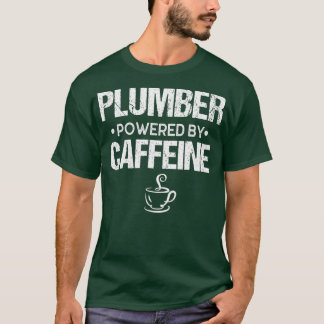 T-shirt PLUMBER Alimenté Par La Caféine