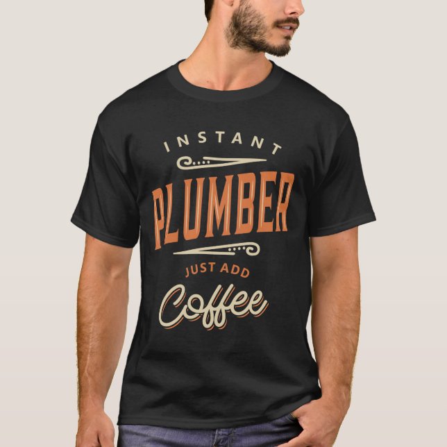 T-shirt Plumber Funny Titre de l'emploi Profession (Devant)