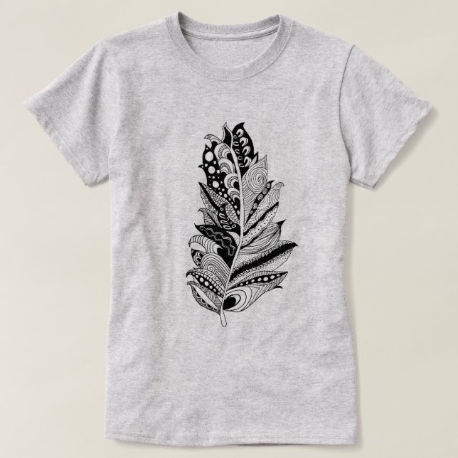 T-shirt Plume (Design devant)