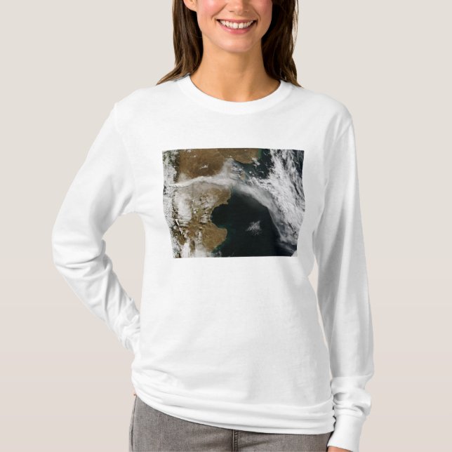 T-shirt Plume de cendres de l'éruption du volcan Chaiten,  (Devant)