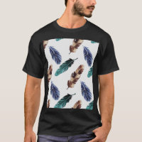 Plumes colorées Texture tribale