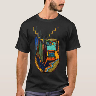 T-shirt Plumes et esprit de pot