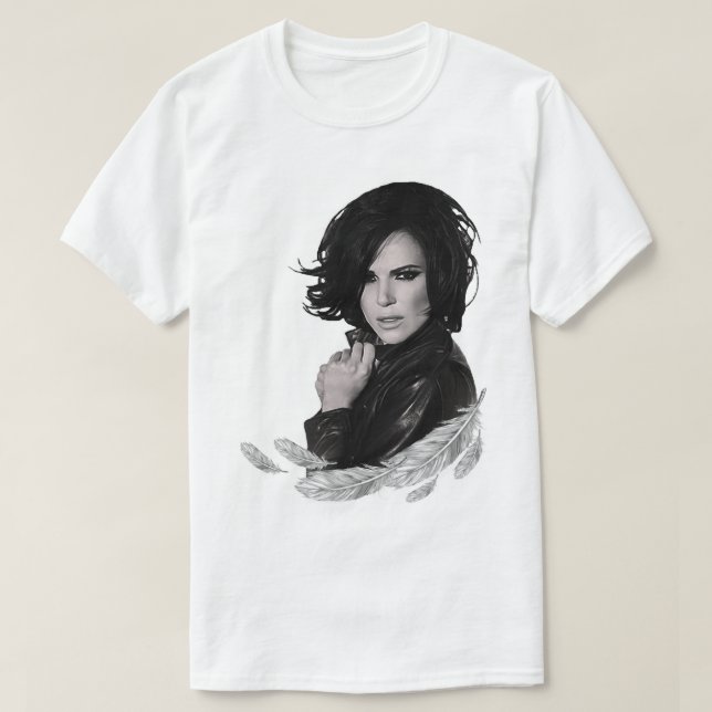 T-shirt Plumes Lana Retro (Design devant)