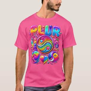 T-shirt Plur Edc Edm Rave Danse Musique Paix Amour Unité R