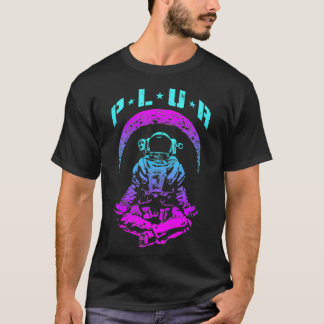 T-shirt PLUR Unity Respect Techno Rave EDM Astronaut